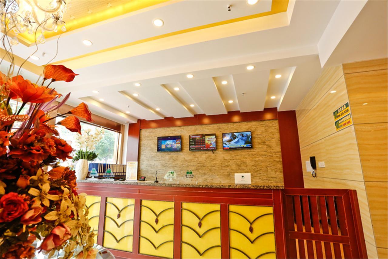 GreenTree Inn JiangXi JinDeZhen People Square JinDin Business Hotel Jingdezhen Buitenkant foto